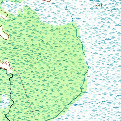 United States Geological Survey Lake Arbuckle SE, FL (1952, 24000-Scale) digital map