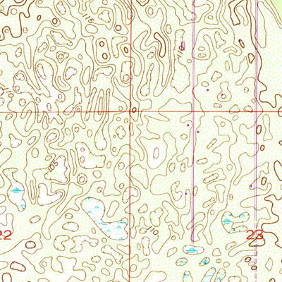 United States Geological Survey Lake Arbuckle SW, FL (1952, 24000-Scale) digital map