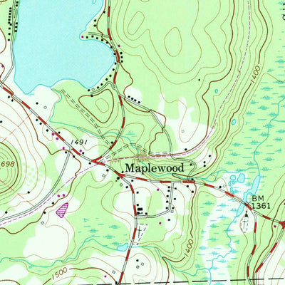 United States Geological Survey Lake Ariel, PA (1966, 24000-Scale) digital map