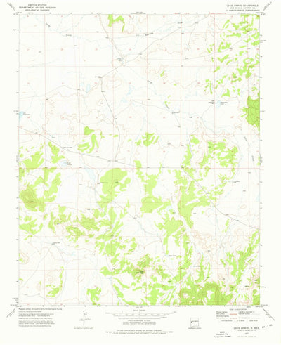 United States Geological Survey Lake Armijo, NM (1972, 24000-Scale) digital map