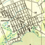 United States Geological Survey Lake Arthur, LA (1946, 31680-Scale) digital map
