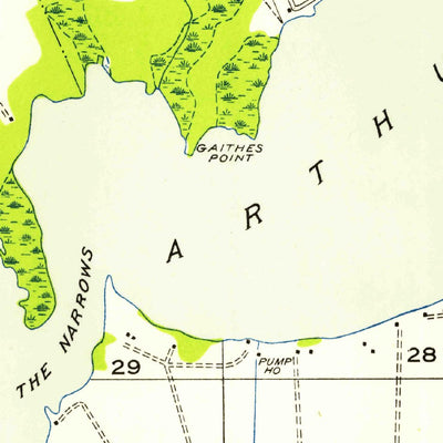 United States Geological Survey Lake Arthur, LA (1954, 31680-Scale) digital map