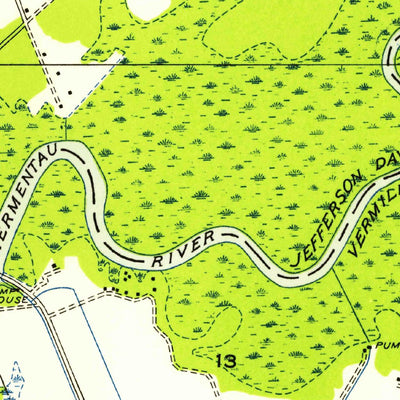 United States Geological Survey Lake Arthur, LA (1954, 31680-Scale) digital map