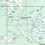 United States Geological Survey Lake Athanasio, LA (1935, 31680-Scale) digital map