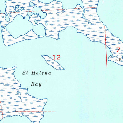 United States Geological Survey Lake Athanasio, LA (1955, 24000-Scale) digital map