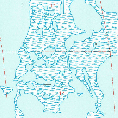 United States Geological Survey Lake Athanasio, LA (1994, 24000-Scale) digital map