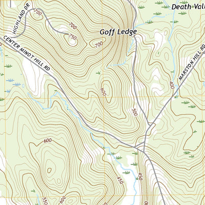 United States Geological Survey Lake Auburn West, ME (2021, 24000-Scale) digital map