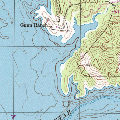 United States Geological Survey Lake Berryessa, CA (1998, 24000-Scale) digital map