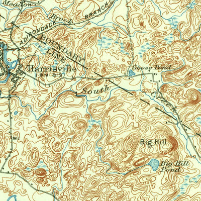 United States Geological Survey Lake Bonaparte, NY (1913, 62500-Scale) digital map