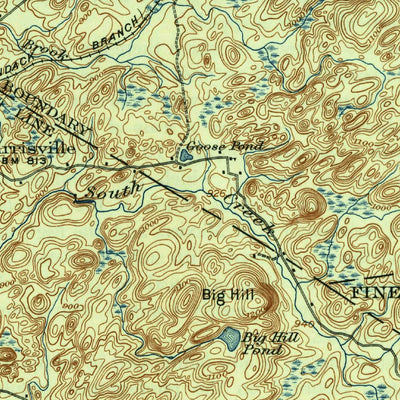 United States Geological Survey Lake Bonaparte, NY (1916, 62500-Scale) digital map