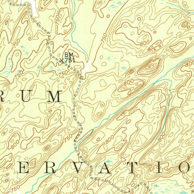 United States Geological Survey Lake Bonaparte, NY (1951, 24000-Scale) digital map
