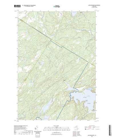 United States Geological Survey Lake Bonaparte, NY (2023, 24000-Scale) digital map