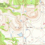 United States Geological Survey Lake Boren, OK (1973, 24000-Scale) digital map