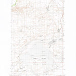 United States Geological Survey Lake Bowdoin, MT (1984, 24000-Scale) digital map