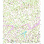 United States Geological Survey Lake Brandt, NC (1951, 24000-Scale) digital map