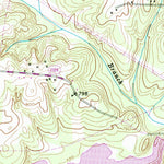 United States Geological Survey Lake Brandt, NC (1951, 24000-Scale) digital map