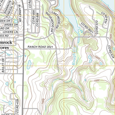United States Geological Survey Lake Brownwood, TX (2013, 24000-Scale) digital map