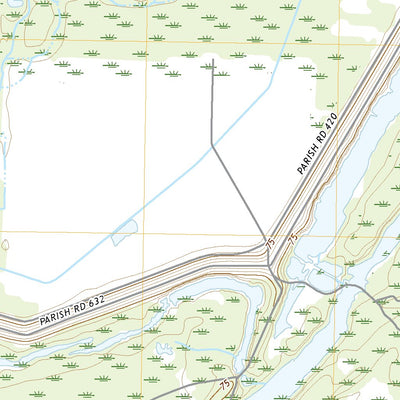 United States Geological Survey Lake Bruin, LA (2020, 24000-Scale) digital map
