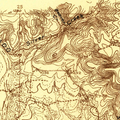 United States Geological Survey Lake Buchanan, TX (1925, 48000-Scale) digital map