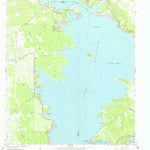 United States Geological Survey Lake Buchanan, TX (1967, 24000-Scale) digital map
