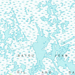 United States Geological Survey Lake Bully Camp, LA (1964, 24000-Scale) digital map