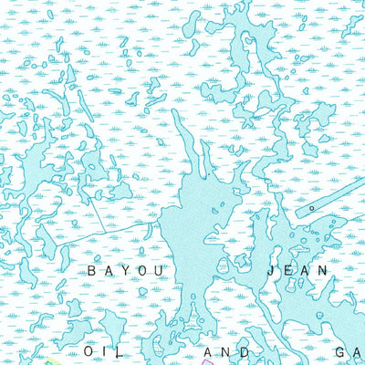 United States Geological Survey Lake Bully Camp, LA (1964, 24000-Scale) digital map