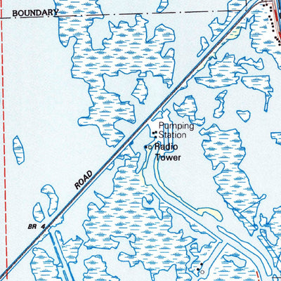 United States Geological Survey Lake Bully Camp, LA (1994, 24000-Scale) digital map