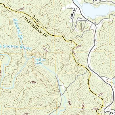 United States Geological Survey Lake Burton, GA (2020, 24000-Scale) digital map
