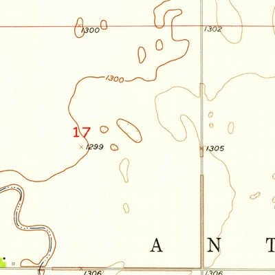 United States Geological Survey Lake Byron NW, SD (1956, 24000-Scale) digital map