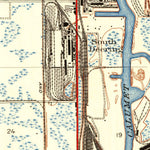 United States Geological Survey Lake Calumet, IL-IN (1929, 24000-Scale) digital map