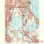 United States Geological Survey Lake Calumet, IL-IN (1953, 24000-Scale) digital map