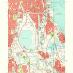 United States Geological Survey Lake Calumet, IL-IN (1960, 24000-Scale) digital map
