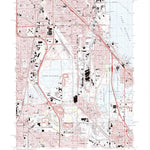 United States Geological Survey Lake Calumet, IL-IN (1991, 24000-Scale) digital map