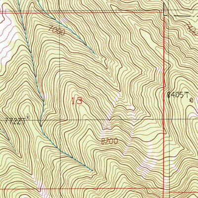 United States Geological Survey Lake Cameron, MT (1988, 24000-Scale) digital map