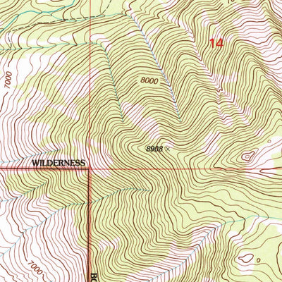 United States Geological Survey Lake Cameron, MT (1997, 24000-Scale) digital map