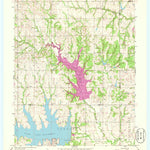United States Geological Survey Lake Carl Blackwell, OK (1966, 24000-Scale) digital map