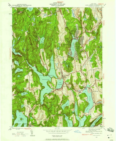 United States Geological Survey Lake Carmel, NY (1943, 24000-Scale) digital map