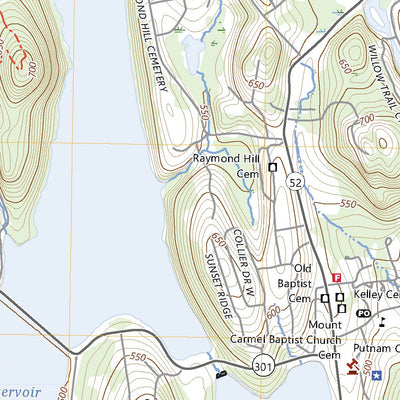 United States Geological Survey Lake Carmel, NY (2023, 24000-Scale) digital map