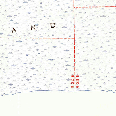 United States Geological Survey Lake Cataouatche East, LA (1952, 24000-Scale) digital map