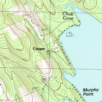United States Geological Survey Lake Cathance, ME (1987, 24000-Scale) digital map