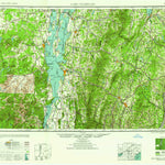United States Geological Survey Lake Champlain, NY-VT-NH (1958, 250000-Scale) digital map