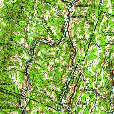 United States Geological Survey Lake Champlain, NY-VT-NH (1958, 250000-Scale) digital map