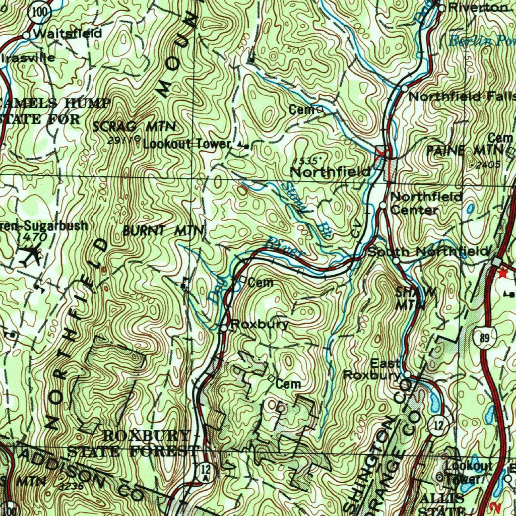 Lake Champlain, NY-VT-NH (1962, 250000-Scale) Map by United States ...