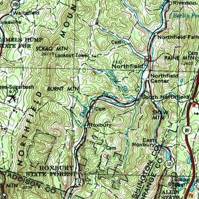United States Geological Survey Lake Champlain, NY-VT-NH (1962, 250000-Scale) digital map