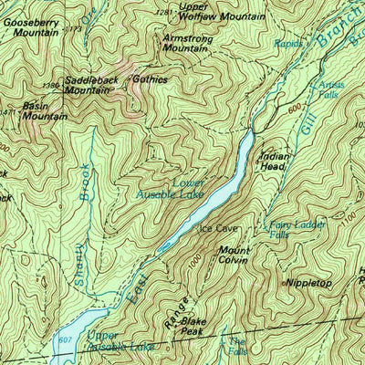 United States Geological Survey Lake Champlain South, NY-VT (1986, 100000-Scale) digital map