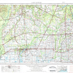 United States Geological Survey Lake Charles, LA-TX (1954, 250000-Scale) digital map