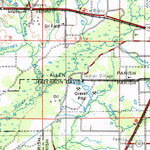 United States Geological Survey Lake Charles, LA-TX (1954, 250000-Scale) digital map