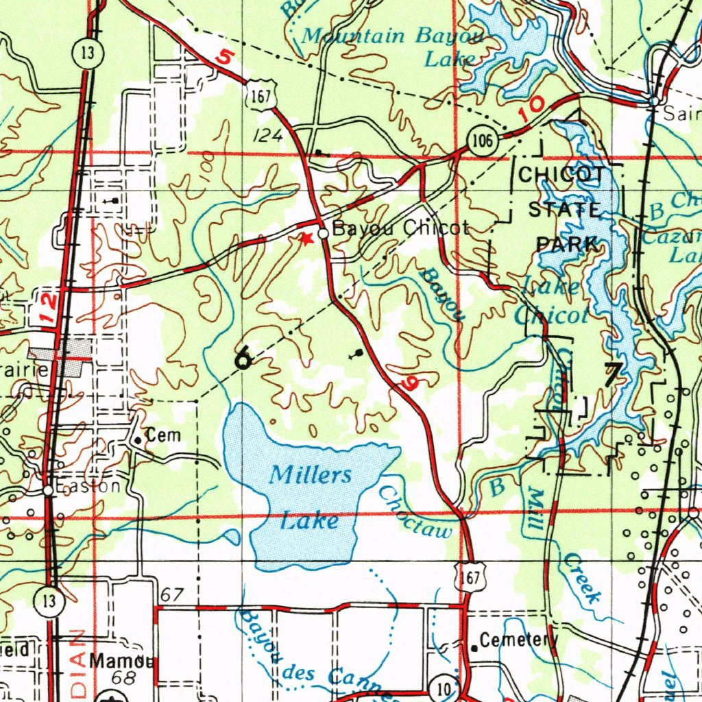 Lake Charles, LATX (1954, 250000Scale) Map by United States