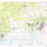 United States Geological Survey Lake Charles, LA-TX (1986, 100000-Scale) digital map