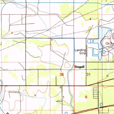 United States Geological Survey Lake Charles, LA-TX (1986, 100000-Scale) digital map